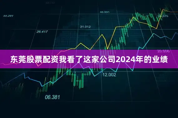 东莞股票配资我看了这家公司2024年的业绩