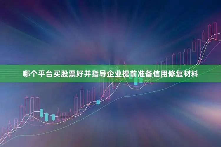 哪个平台买股票好并指导企业提前准备信用修复材料